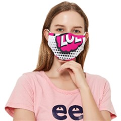 Lol-acronym-laugh-out-loud-laughing Fitted Cloth Face Mask (Adult)