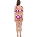 Lol-acronym-laugh-out-loud-laughing Ruffle Edge Tie Up Bikini Set	 View4