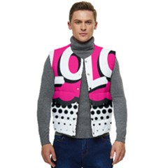 Lol-acronym-laugh-out-loud-laughing Men s Short Button Up Puffer Vest	 by 99art