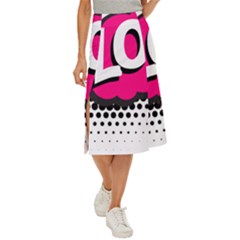 Lol-acronym-laugh-out-loud-laughing Midi Panel Skirt