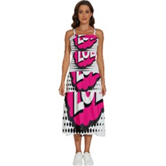 Lol-acronym-laugh-out-loud-laughing Sleeveless Shoulder Straps Boho Dress