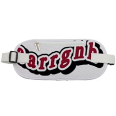 Comic-text-frustration-bother Rounded Waist Pouch by 99art