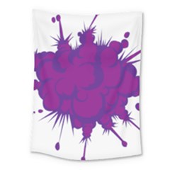 Explosion-firecracker-pyrotechnics Medium Tapestry by 99art