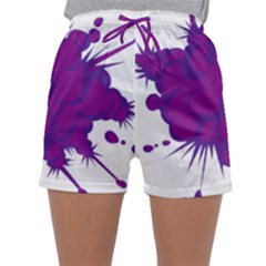 Explosion-firecracker-pyrotechnics Sleepwear Shorts by 99art