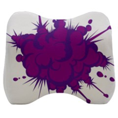 Explosion-firecracker-pyrotechnics Velour Head Support Cushion by 99art