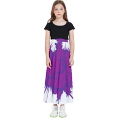 Explosion-firecracker-pyrotechnics Kids  Flared Maxi Skirt by 99art