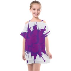 Explosion-firecracker-pyrotechnics Kids  One Piece Chiffon Dress