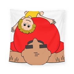 Comic-characters-grandfather Square Tapestry (small)