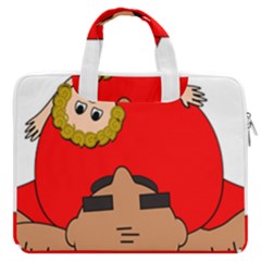 Comic-characters-grandfather Macbook Pro 13  Double Pocket Laptop Bag