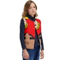 Comic-characters-grandfather Kid s Short Button Up Puffer Vest	 View2