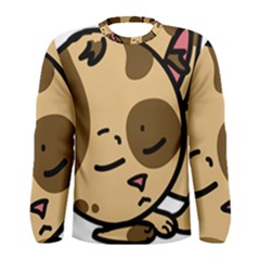 Cat-cartoon-pet-kitten-character Men s Long Sleeve Tee by 99art