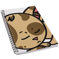 Cat-cartoon-pet-kitten-character 5 5  X 8 5  Notebook by 99art