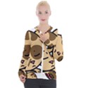 Cat-cartoon-pet-kitten-character Casual Zip Up Jacket View1