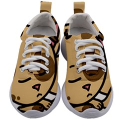 Cat-cartoon-pet-kitten-character Kids Athletic Shoes by 99art