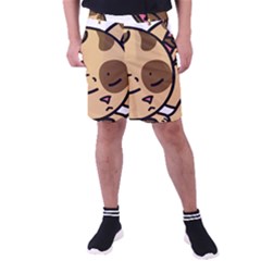 Cat-cartoon-pet-kitten-character Men s Pocket Shorts by 99art