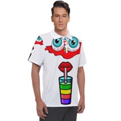 Animation-eyes-cartoon-cute-comic Men s Polo Tee by 99art