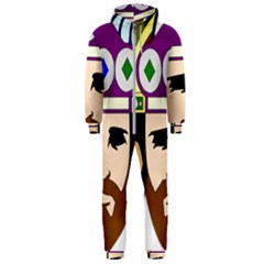 Comic-characters-eastern-magi-sages Hooded Jumpsuit (men) by 99art