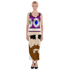 Comic-characters-eastern-magi-sages Fitted Maxi Dress by 99art