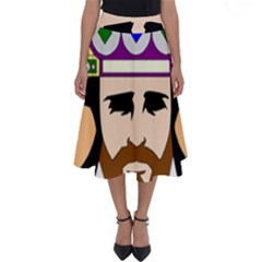 Comic-characters-eastern-magi-sages Perfect Length Midi Skirt by 99art