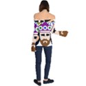 Comic-characters-eastern-magi-sages Off Shoulder Long Sleeve Top View2