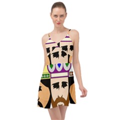 Comic-characters-eastern-magi-sages Summer Time Chiffon Dress by 99art