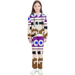 Comic-characters-eastern-magi-sages Kids  Tracksuit by 99art