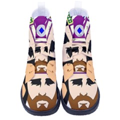 Comic-characters-eastern-magi-sages High-top Canvas Sneakers by 99art