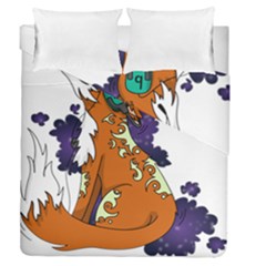 Fuchs-comic-music-wild-animal-cute Duvet Cover Double Side (queen Size) by 99art