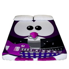 Bird-music-animation-animal Fitted Sheet (king Size) by 99art