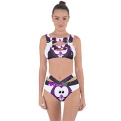 Bird-music-animation-animal Bandaged Up Bikini Set  by 99art