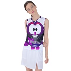 Bird-music-animation-animal Women s Sleeveless Sports Top by 99art