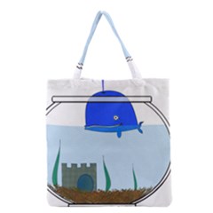 Wal-fish-small-world-lake-sea Grocery Tote Bag by 99art