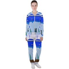 Wal-fish-small-world-lake-sea Casual Jacket And Pants Set by 99art