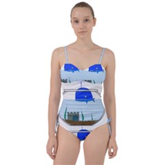 Wal-fish-small-world-lake-sea Sweetheart Tankini Set by 99art