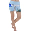 Wal-fish-small-world-lake-sea Lightweight Velour Yoga Shorts View1