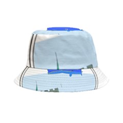 Wal-fish-small-world-lake-sea Inside Out Bucket Hat by 99art