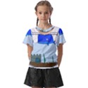 Wal-fish-small-world-lake-sea Kids  Front Cut Tee View1