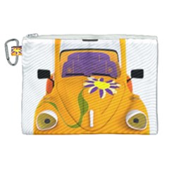 Car-transportation-cartoon-comic Canvas Cosmetic Bag (xl) by 99art