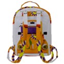 Car-transportation-cartoon-comic Flap Pocket Backpack (Large) View3