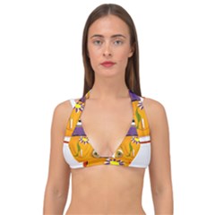 Car-transportation-cartoon-comic Double Strap Halter Bikini Top