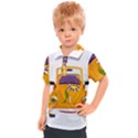 Car-transportation-cartoon-comic Kids  Polo Tee View1