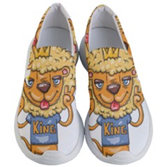 Animation-lion-animals-king-cool Women s Lightweight Slip Ons