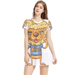 Animation-lion-animals-king-cool Women s Sports Skirt by 99art