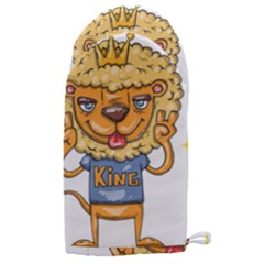 Animation-lion-animals-king-cool Microwave Oven Glove by 99art