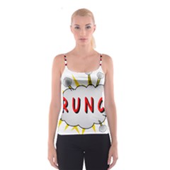 Comic-noise-paleness-explosion Spaghetti Strap Top by 99art