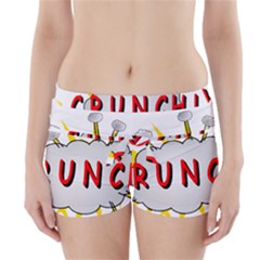 Comic-noise-paleness-explosion Boyleg Bikini Wrap Bottoms by 99art