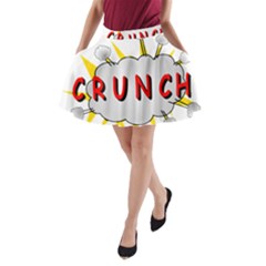 Comic-noise-paleness-explosion A-line Pocket Skirt by 99art