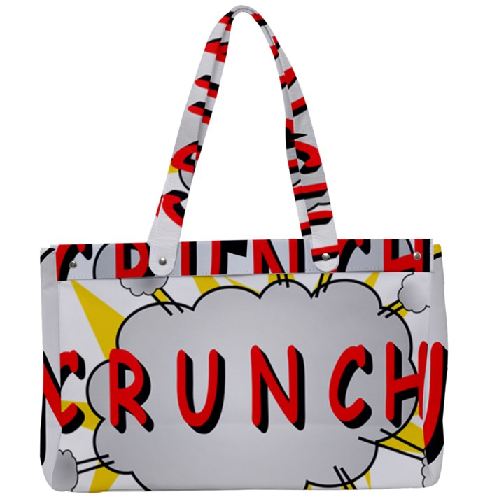 Comic-noise-paleness-explosion Canvas Work Bag