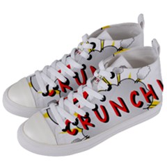 Comic-noise-paleness-explosion Women s Mid-top Canvas Sneakers by 99art