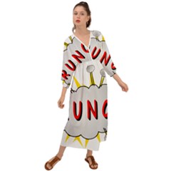 Comic-noise-paleness-explosion Grecian Style  Maxi Dress by 99art